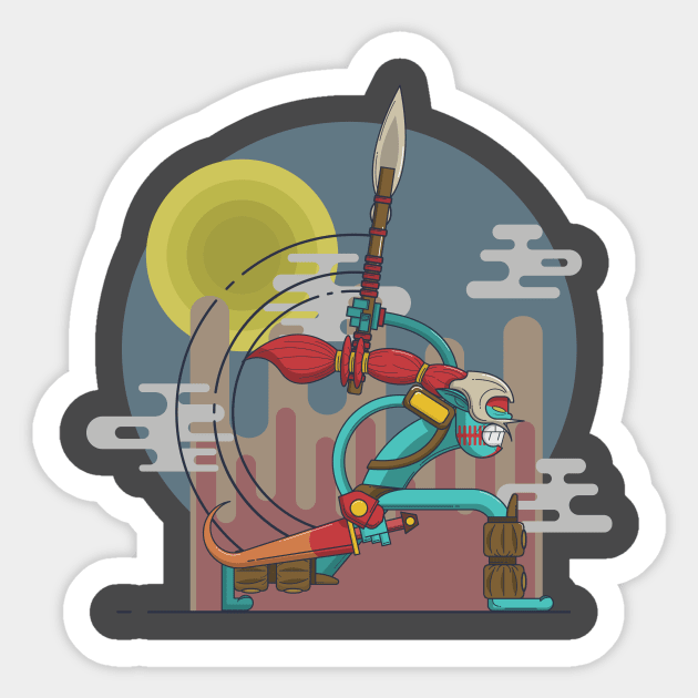 Huskar DOTA 2 Sticker by Chandrastaman